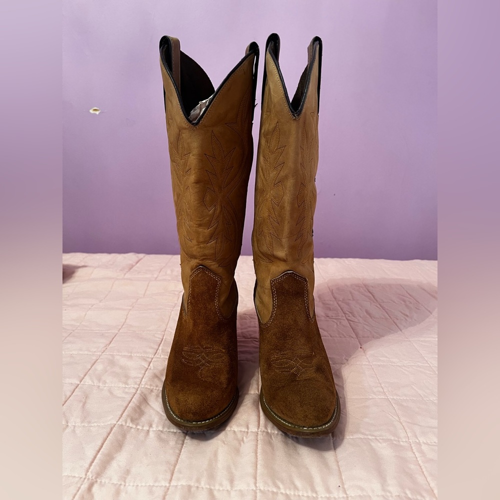 Source Unknown Brown Ankle Boots - image 1